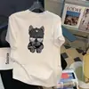 Camiseta de Manga Corta Lightning Warehouse para Hombre Verano 2026 Nuevo Estilo Coreano Holgada Transpirable Camiseta Básica para Adolescentes Top de Hombre de Moda