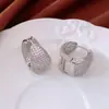 Brincos Assimétricos de Gota com Zircônia Estilo Europeu e Americano, Modernos e Elegantes, Brincos de Luxo, Acessórios de Orelha Requintados Versáteis Retrô para Mulheres
