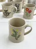 Taza de Cerámica Pintada a Mano Bajo Esmalte Estilo Pastoral Ins Diseño Original Anmu Liangpin