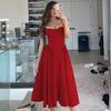 Amazon Vestido Feminino Verão 2025 Novo Sexy Emagrecimento Cintura Decote Costas Abertas Alça Atacado Comércio Exterior