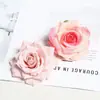 Cabeza de Flor de Rosa Simulada de 10 cm Flor Falsa Pasador Terminado Material de Flor de Seda Hecho a Mano Accesorios de Decoración para Guirnaldas de Boda