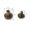 Clavos de latón para letras cabeza plana clavos en forma de I libro de muestras libro de recetas clavos para encuadernación tornillos para cinturón remaches de doble cierre para libro mayor