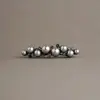 Pasador de perlas, pinza para el cabello de pedrería, simple y versátil, elegante pinza de resorte para adultos, accesorio para el cabello, pinza superior, pinza para media coleta