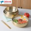 Kitchen-Art de Corea del Sur Añade un Toque de Elegancia al Bol Doble Capa de Acero Inoxidable para Ramen, Bol para Sopa, Plato y Bol para Arroz