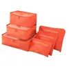 Conjunto de Seis Peças de Bolsa de Armazenamento para Viagem, Bolsa de Armazenamento Classificada para Roupas Multifuncional à Prova de Poeira, Bolsa Organizadora de Bagagem Portátil