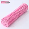 Palitos Enrolados de 8mm para Buquês DIY, Hastes de Chenille Pelúcia, Artesanato Educativo para Crianças, Palitos Enrolados de Fogos de Artifício DIY