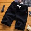 Pantalones cortos de algodón y lino para hombre, informales, de verano, transpirables, de moda, para playa, 2023