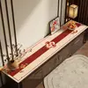 Novo Estilo Chinês Mesa de TV Tapete de Mesa Toalha de Mesa Vermelha Aparador Sem Lavagem Impermeável e à Prova de Óleo Couro Proteção de Bancada de Sapateira