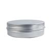 Caja redonda de tabaco de 100 ml caja portátil de aluminio caja sellada roscada hidratante a prueba de humedad accesorios para fumar fácil de guardar