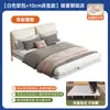 Cama Flotante de Hierro Forjado con Marco de Acero al Carbono para Dormitorio, Alquiler de Apartamento Pequeño, Sin Cabecero, Base de Listones, Marco Doble Flotante