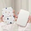 Espejo, espejo de maquillaje, espejo plegable portátil, espejo de retoque para mujer, espejo de escritorio de alta definición, mini espejo para llevar, espejo de lápiz labial