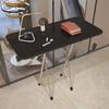Mesa dobrável simples, mesa retangular portátil de parede, mesa pequena para aluguel de dormitório, sala de jantar, mesa quadrada pequena, barraca ao ar livre