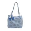 Bolso de Mano de Gran Capacidad Verano para Mujer Combinable Nicho Trabajo Estudiantes Universitarios en Clase Texturizado Bolso Tote para Viajeros Moderno
