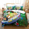 Ropa de cama con estampado digital 3D del equipo Wang Wang transfronterizo, fundas de edredón, juegos de cama de tres piezas lindos, fabricantes de AliExpress