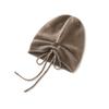 Nuevo gorro de punto de cachemira pura para otoño e invierno, estilo con cordón, cálido gorro de punto con protección para las orejas, gorro de punto de moda, venta al por mayor para hombres y mujeres