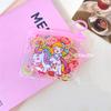 Bolsa portátil de dibujos animados linda banda de goma desechable color alta elasticidad cuerda para trenzar el cabello de niños banda para el cabello accesorios para el cabello