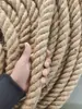 Cuerda de yute gruesa cuerda hecha a mano bonsái de arroz entrenamiento de tira y afloja resistente al desgaste tejido de tubería de agua estructura trepadora para gatos enrollado decoración exterior