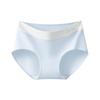 Otoño e Invierno Nuevo Algodón Amigable con la Piel Sin Costuras Algodón Puro en la Entrepierna Niñas Cintura Media-Alta Entrepierna Extendida Algodón Transpirable Ropa Interior para Mujer