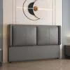 2026 Nuevo Modelo Cojín Suave para Respaldo de Cama, Respaldo de Madera Maciza y Tecnología Moderno Simple de Lujo Ligero, Panel de Respaldo de Pie, Ultradelgado, Se Vende por Separado