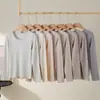 2026 Nueva Ropa Interior Térmica Moldeadora de Cuerpo Sin Costuras para Mujer, Conjunto Delgado de Capa Base para Otoño-Invierno con Top y Pantalón para Embellecer la Piel