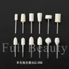 Set Completo de Arte de Uñas Transfronterizo Belleza con 12 Piezas en una Bolsa, Incluyendo Cepillos Pulidores de Piel de Oveja y Cabezales Pulidores para Recortar y Pulir Uñas