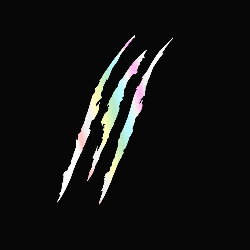 40厘米抓痕七彩1