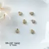 Bolsa de Dinheiro da Sorte para Ano Novo, Joia, Bolsa de Dinheiro de Zircônia Brilhante de Luxo Leve, Acessórios para Nail Art Estilo Chinês Olho de Gato Atacado