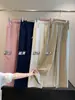 Linho de Liocel! Calça Casual Básica de Linho de Alto Valor, Versátil, Fresca e Respirável, de Corte Reto para Mulheres, Novo Estilo de Verão