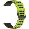Adequado para Samsung Gear S3 Frontier Bicolor Furo Respirável 22mm Pulseira Esportiva Universal de Substituição