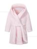 Bata de Noche con Capucha para Niños Franela Niños y Niñas Pijama de Terciopelo Coral Otoño e Invierno Todo el Año Bata de Baño Manga Larga Estilo Lindo