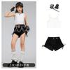 Roupas de Performance de Hip Hop para Meninas de Jazz Dance, Top Curto para Mostrar o Umbigo de Meninas, Roupa de Treino Jazz Tendência de Manga Curta, Conjunto de Hip-Hop