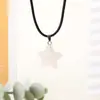 Joyería DIY de Cristal Natural Colgante Estrella de Cinco Puntas de 20 mm Colgante de Ágata Accesorios para Collar de Estrella Venta Caliente Transfronteriza