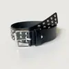 Accesorios de Cinturón Retro Estilo Americano Industria Pesada Cintura Estrecha Decorativa para Mujer Jeans Remache Metálico Cinturón Ancho Nuevo Estilo 2024