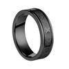 Europa e Estados Unidos anel de aço titânio 6mm número romano cruzado Moda anel masculino moda anel aço inoxidável corrosão feminino