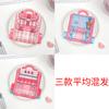 Mochila de Dibujos Animados Linda Joyería Almacenamiento de Objetos Pequeños Bolsa de Año Nuevo Bolsa de Empaque Autosellable para Snacks Bolsa de Almacenamiento Corazón de Niña