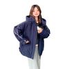 2025 Nueva Chaqueta de Plumas Azul Marino Casual de Moda de Alta Calidad, Reductora de Edad, Versátil, Cómoda y Amigable con la Piel