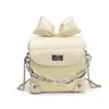 Bolso de Moda con Lazo, Bolso Cuadrado Pequeño para Mujer, Bolso de Hombro Estilo Coreano Sencillo Primavera/Verano 2026, Bolso de Cadena, Bolso Cruzado para Mujer