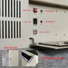 Chasis de Control Industrial Personalizado 4U de 380 mm con Cerradura de Seguridad Fuente de Alimentación ATX Placa Base Bit Servidor Industrial Arena Fina Gris Industrial