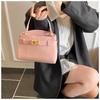 Bolso Elegante Versátil Bolso Kelly Portátil Mujer 2025 Primavera y Verano Nuevo Nicho de Alta Gama Versátil Bolso Bandolera de Hombro