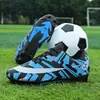Douchuan 2025 Novos Chuteiras de Futebol Infantis para Meninos e Alunos do Ensino Fundamental com Botões Giratórios Chuteiras de Treinamento de Futebol com Travas Quebradas Transfronteiriço