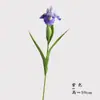 Flores Artificiales Flor de Iris Alice Tacto Realista Flor Falsa Planta Artificial de Gama Alta Decoración de Boda para el Hogar Venta al por Mayor Transfronteriza