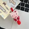 Grampo de Cabelo Cartoon Xadrez Fofo Kt de Boca Longa Sem Costura Lateral para Meninas, Grampo de Cabelo para Franja Acessório de Cabelo