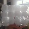 Bola de pelo grande de 8 cm en stock blanco Navidad DIY bola de pelo bola de nieve bola de nieve interior bola de relleno bola corazón
