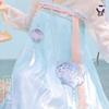 [Qian Li] Bolsa Hanfu Infantil Bordada Antigua Accesorios Hanfu Colgante Sachet Concha Conejo Bolso Cruzado