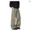 Pantalones Cargo Plisados para Deportes al Aire Libre y Senderismo 2026 Nuevos de Primavera y Verano Finos Sueltos Pantalones Paracaidistas Casuales Largos