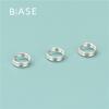 Plata de Ley S925 Anillo Doble Vivo Hecho a Mano DIY Abierto Cerrado Círculo Pulsera Collar Hebilla de Conexión Accesorios Material