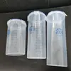 2022 nuevo frasco sellado de plástico con escala caja de almacenamiento sellada de silicona multi-tamaño frasco de alimentos utensilios de cocina