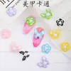 Celebridad de Internet Nuevo Arte de Uñas Joyería de Mariposa Aleación Macarrón Mariposa Estéreo Flor de Perla Accesorios de Decoración de Uñas