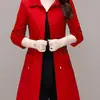 Chaqueta de moda fina de primavera y otoño transfronteriza, gabardina versátil entallada, top elegante