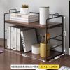 Prateleira de Armazenamento Simples Estante de Livros Suporte de Armazenamento para Mesa de Escritório Estante Pequena de Ferro para Mesa de Casa Multi-Camadas